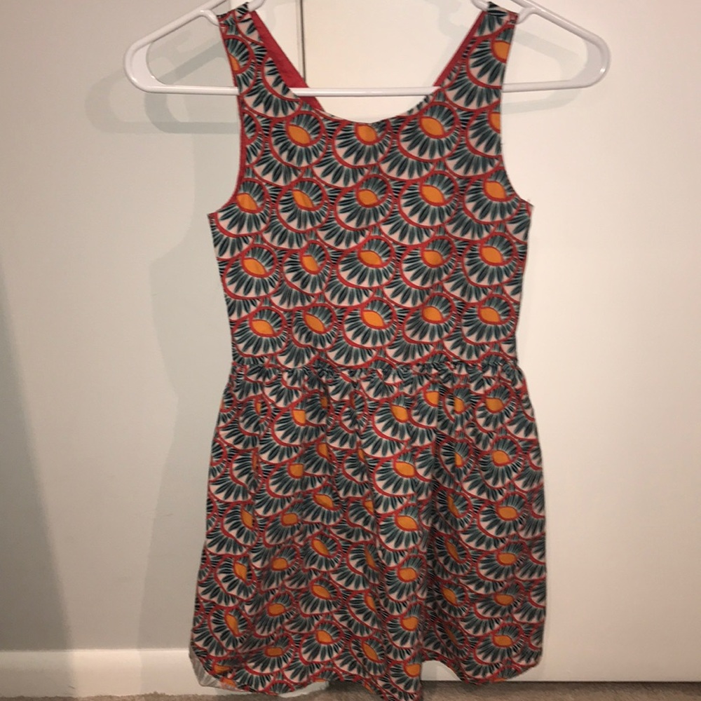 Zara girls patterned dress